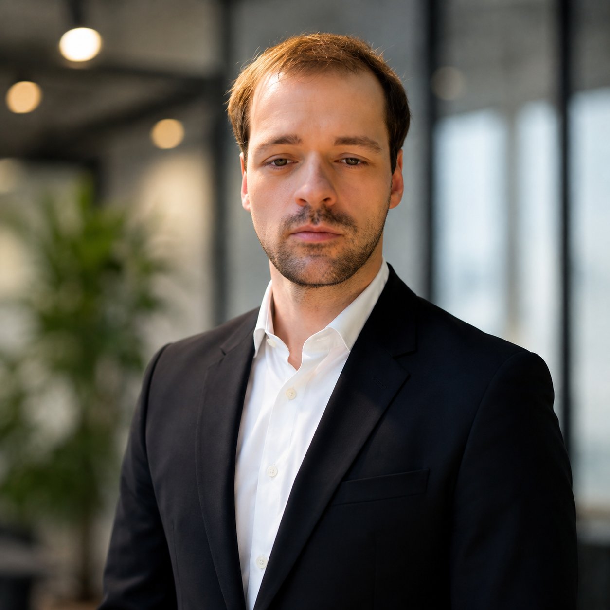 Porträt von Tom Hinrichs (mit KI erstellt)